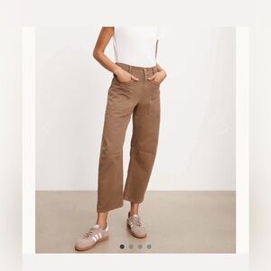 EUC Velvet by Graham & Spencer Brylie Sanded Twill Utility Pant – Size 2